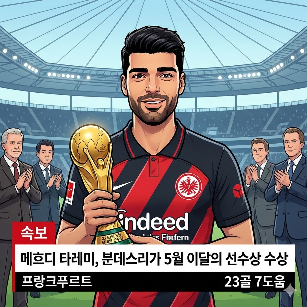 [속보] 타레미, 분데스리가 5월 MVP 등극!